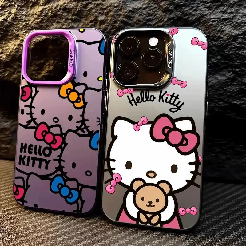 Чехол для телефона (Apple iPhone16 Pro) с принтом Hello Kitty, совместим с iPhone 11 / 13 / 16 Pro, тонкий защитный