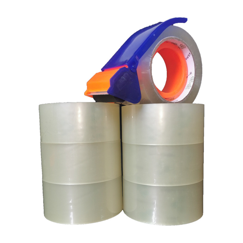 Cinta transparente 4,8 cm logística embalaje sellado adhesivo de bajo ruido cinta silenciosa sellado cinta adhesiva cinta de ancho de banda al por mayor