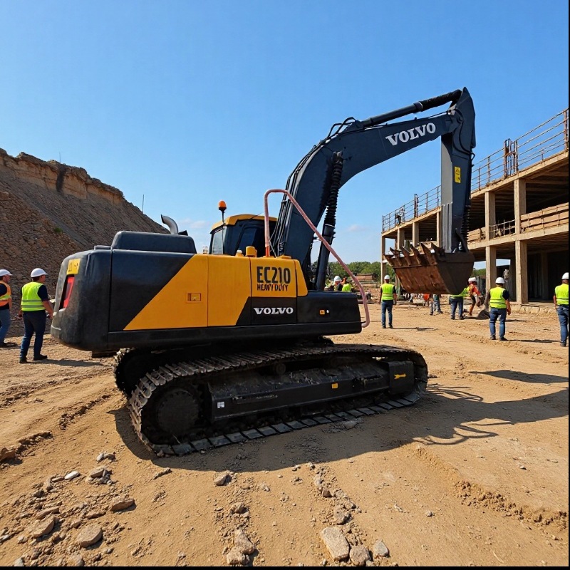 Volvo EC210 Excavadora de martillo triturador Excavadora de compras directas transfronterizas