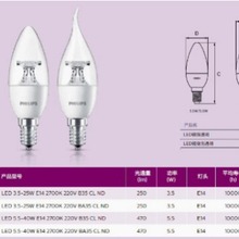 ֺLED 5.5-40W E14 27K 220V BA35β CL ND