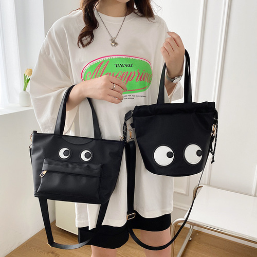 Cute, Fashionable and Funny Shoulder Bag 2024 New Tang Nier Casual Handbag Out for Street Student Girls Crossbody Bag