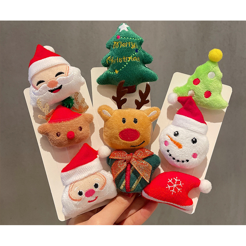 Broche de Navidad para mujeres regalos de alce pines para niños decoración de vacaciones pequeños regalos accesorios muñeco de nieve pequeños regalos image 2