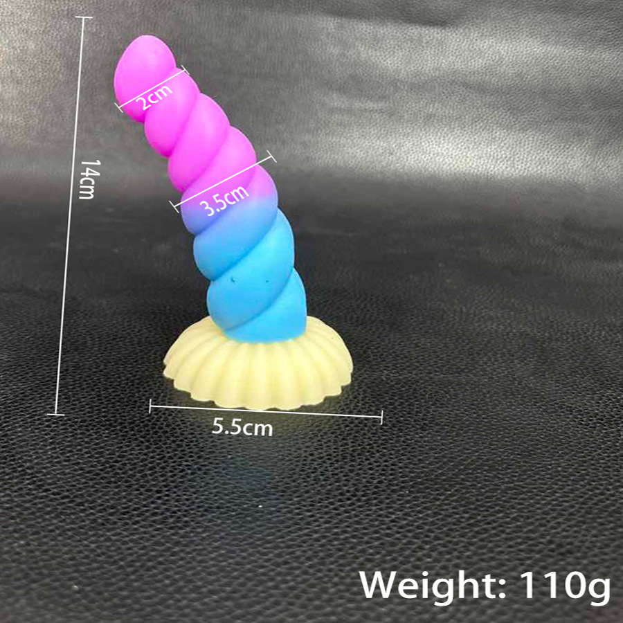 Silicone Anal Plug with Fox Tail Design, Colorful Special-Shaped Adult Toy — detail image 27
