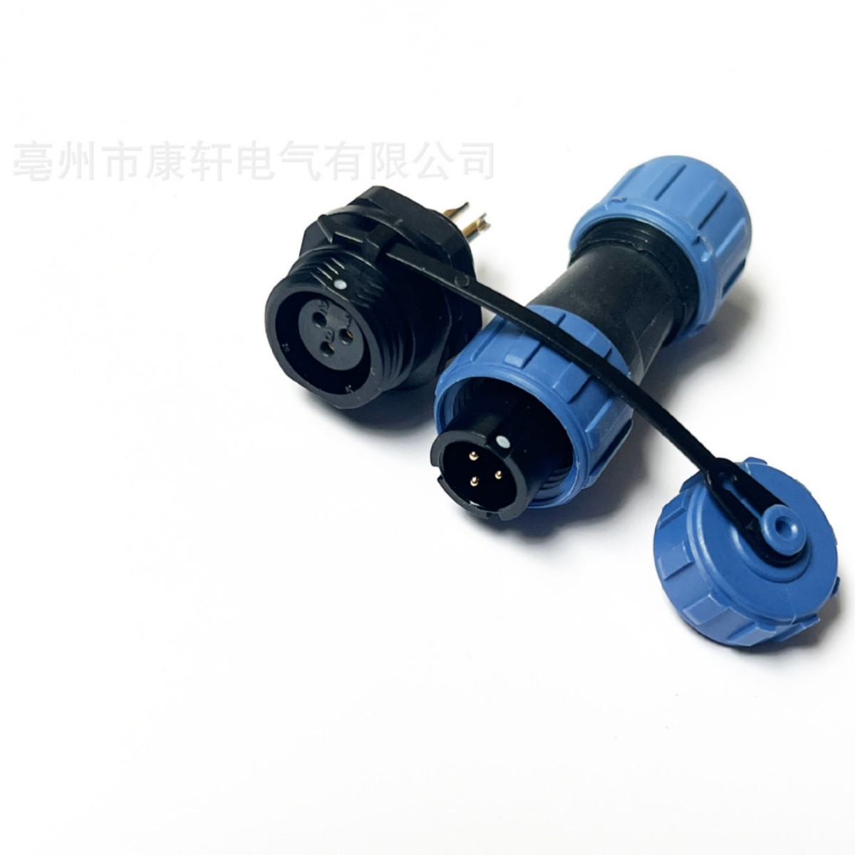 IP68工业连接器SP11防水圆形信号插头航空插头插座4芯2芯插头插座