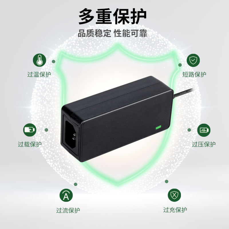 24V3A 電源アダプター ROHS/FCC/ul 認証 米国規格 LED ライトストリップ スピーカー 12V6A 電源アダプター|undefined