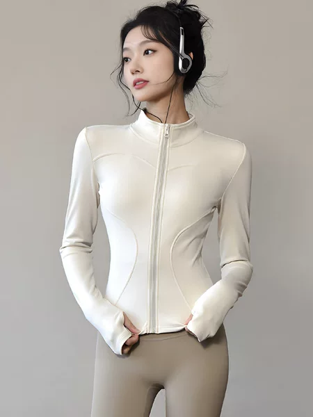 7 Sizes 23 Colors Lulu Jacket High Elastic Slimming Look Yoga Wear for Women 2025 New Sports Tops High-End Fitness Wear