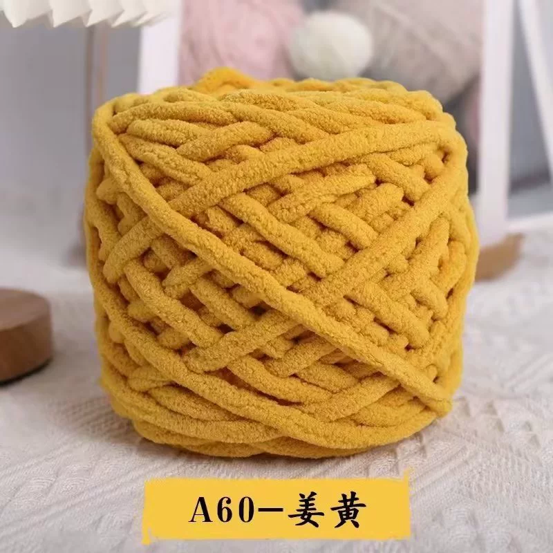 Шар пряжи шерстяной (ice yarn) — 15 м, толстая нитка, множество цветов для шарфов шапок тапочек