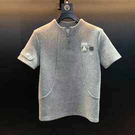【预售】秋冬季新款男士港风设计感高品质舒适轻奢时尚T恤高品质