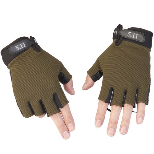 511 Half Finger Tactical Gloves Outdoor Fitness Cycling Driving Sports Gloves Anti-Slip Breathable for Men and Women