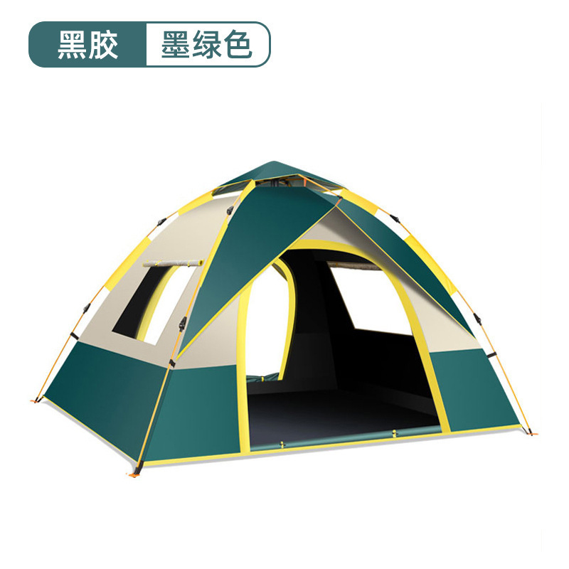 Outdoor Portable Tent, No Need to Set Up, Automatic Quick-Opening, Small and Medium-Sized Tent, Outdoor Leisure Sunshade and Rain Shelter, Hexagonal Tent
