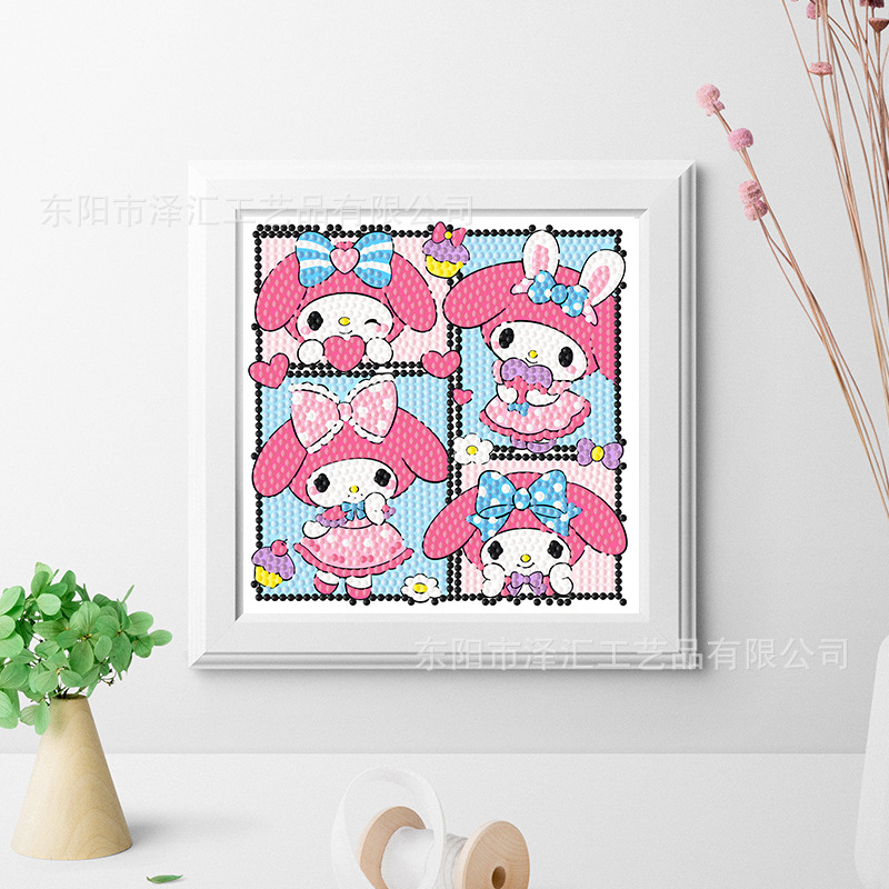Nuevos niños 5d educativos rhinestone pintura hecha a mano DIY diamante pintura juguete creativo dibujos animados princesa serie image 33