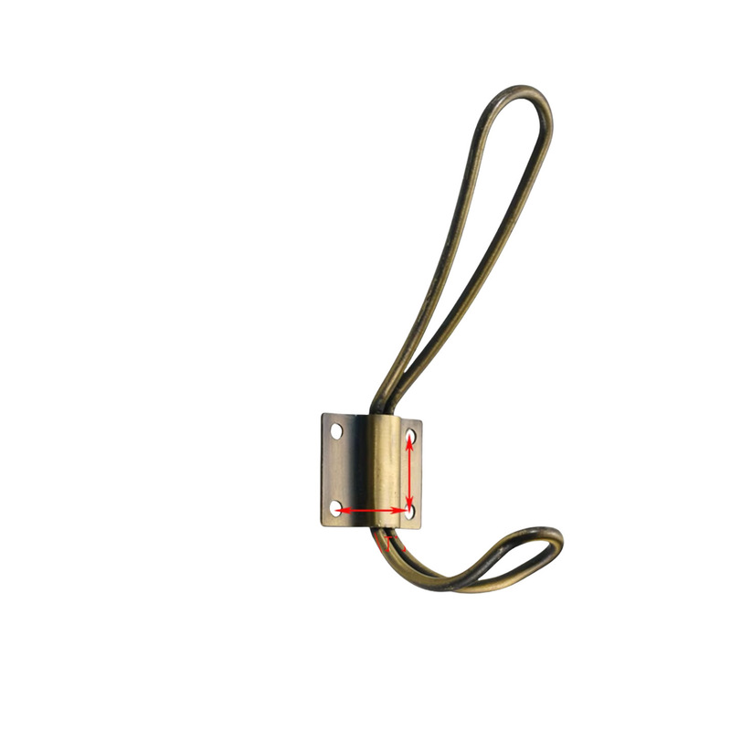 Double Hook Style 39*38mm Hook Furniture Hardware Antique-Style Clothes Hook Wardrobe Hook Super Strong Large Hook Double Hook Style 39*38mm Hook Furniture Hardware Antique-Style Clothes Hook Wardrobe Hook Super Strong Large Hook