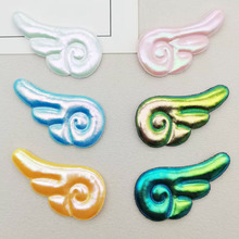 新款皮质双面天使翅膀diy演出服配饰手工玩具蛋糕插牌翅膀装饰