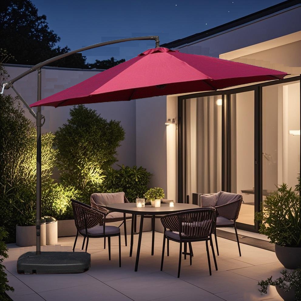 Sombrilla de exterior para patio, jardín, protección solar, ocio, balcón, hogar, cafetería, puesto de venta al por mayor.