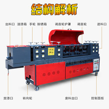 双曲线调直机废旧钢管调直除锈一体机钢管矫正切断机钢筋调直机