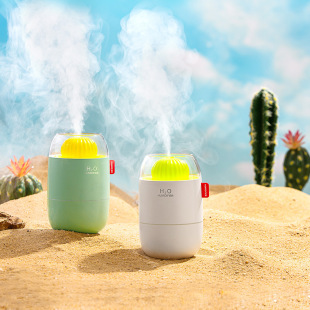 2025 New Product Cactus Humidifier Cross-Border USB Night Light Home Mini Moisturizing Humidifier Creative Ornament