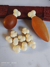 手捻葫芦镶口配件精工仿牙仿骨头配饰筒子可两头用