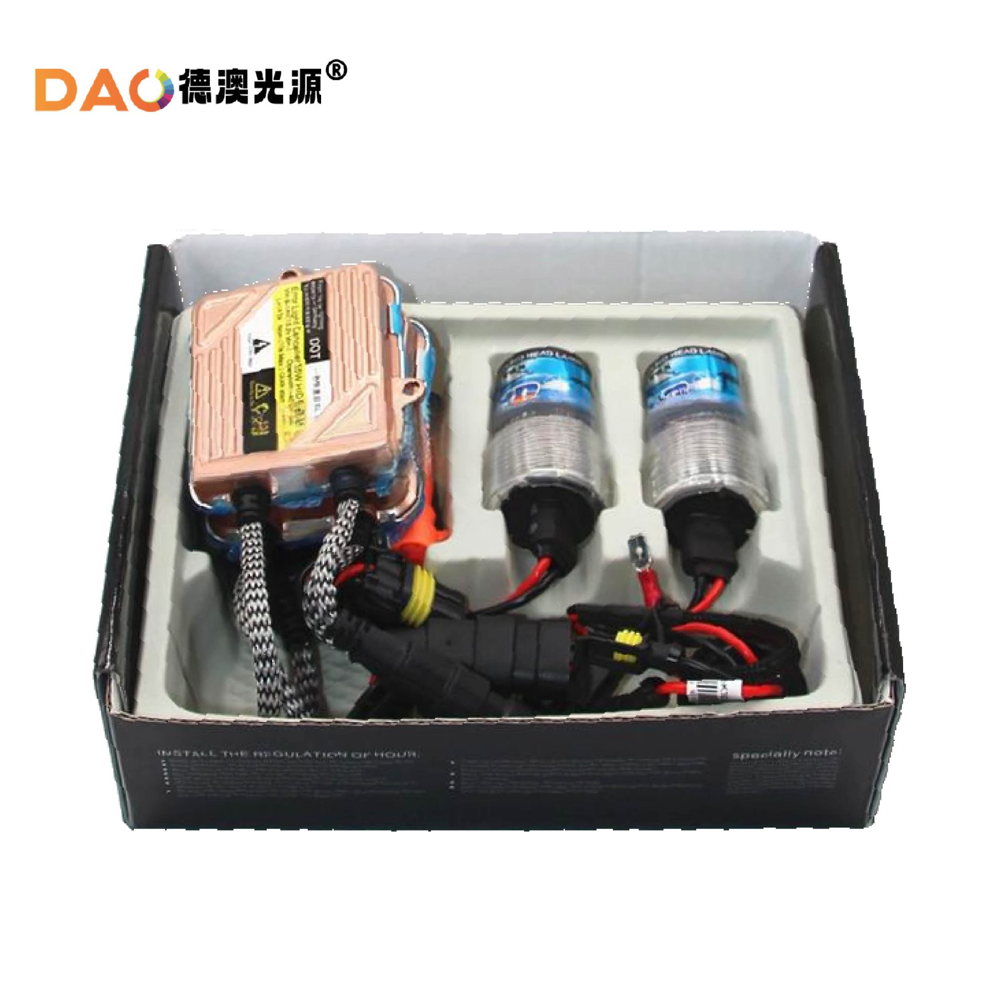 Kit de balasto de xenón de alto brillo para faros de coche K5, lámpara de xenón de 12 V y 55 W, arranque rápido, H1 H7 H11880
