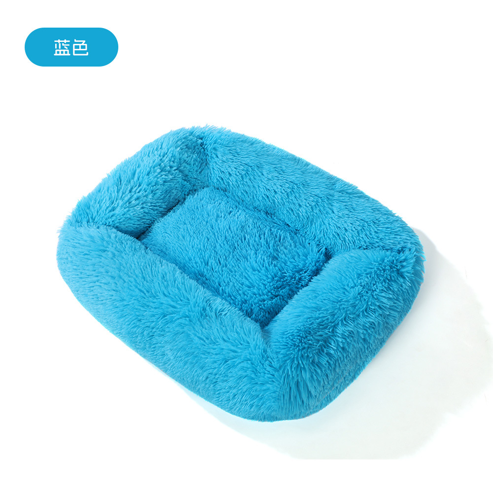 Peluche de invierno para mascotas Peluche para gatos Peluche para perros cuadrado Estera para mascotas Cama para gatos Cama para perros Productos para mascotas