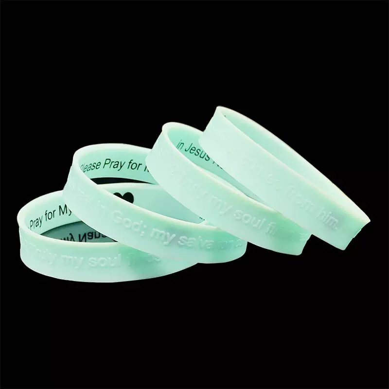 外贸饰品儿童个性手环定制印刷logo文字镭射填色篮球夜光运动光圈