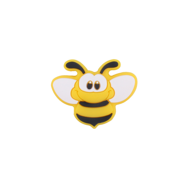 Bebé suministros de dibujos animados silicona abeja DIY bebé molar pezón cadena teether pulsera juguete Accesorios
