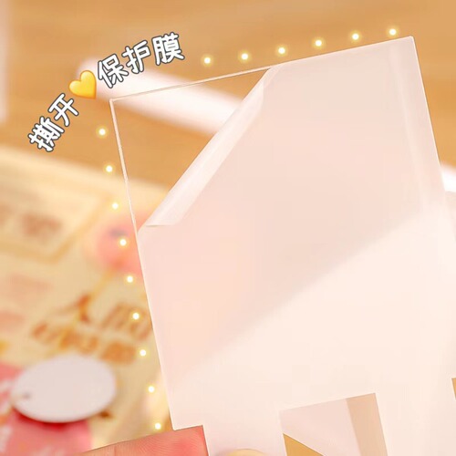 Desktop simple transparent acrylic writing board college student office shorthand message board meeting memo board