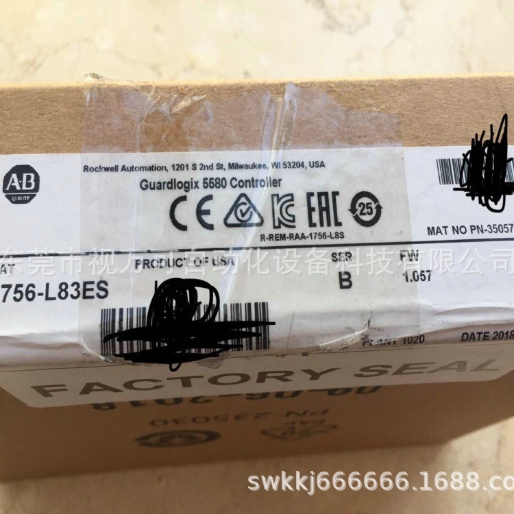 销售 AB罗克韦尔模块 1756-L83ES 实物拍摄库存现货优惠议价