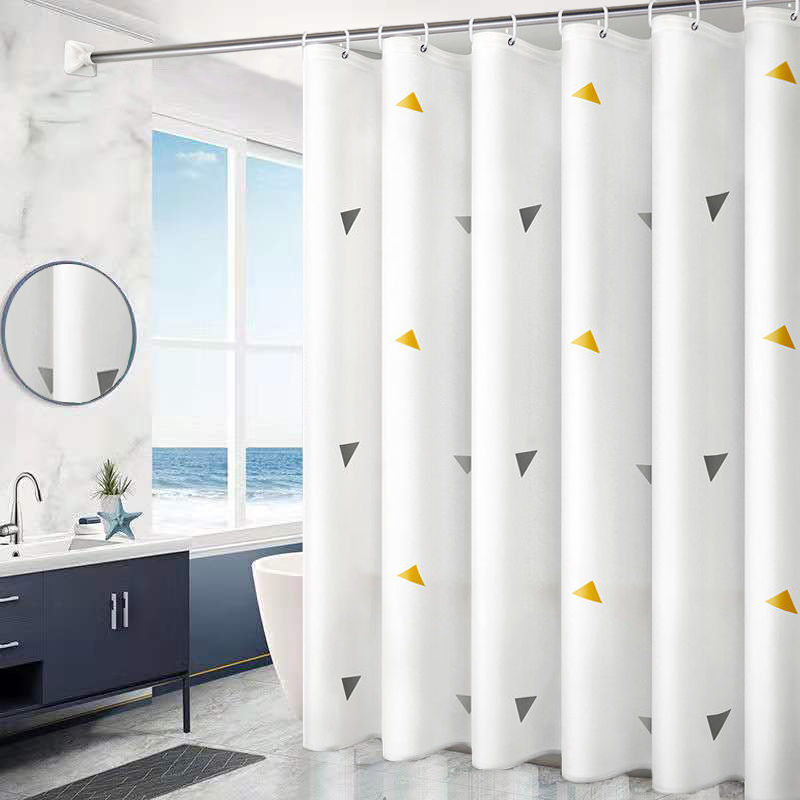 Comercio exterior EVA cortina de baño impermeable PVC cortina de baño cortina de separación de secos y húmedos cortina de baño