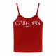 American Style Sweet Spice Girl Printed Sling Beautiful Back Vest with Chest Pad Wrapping Chest Outer Wear Bottoming Tube Top