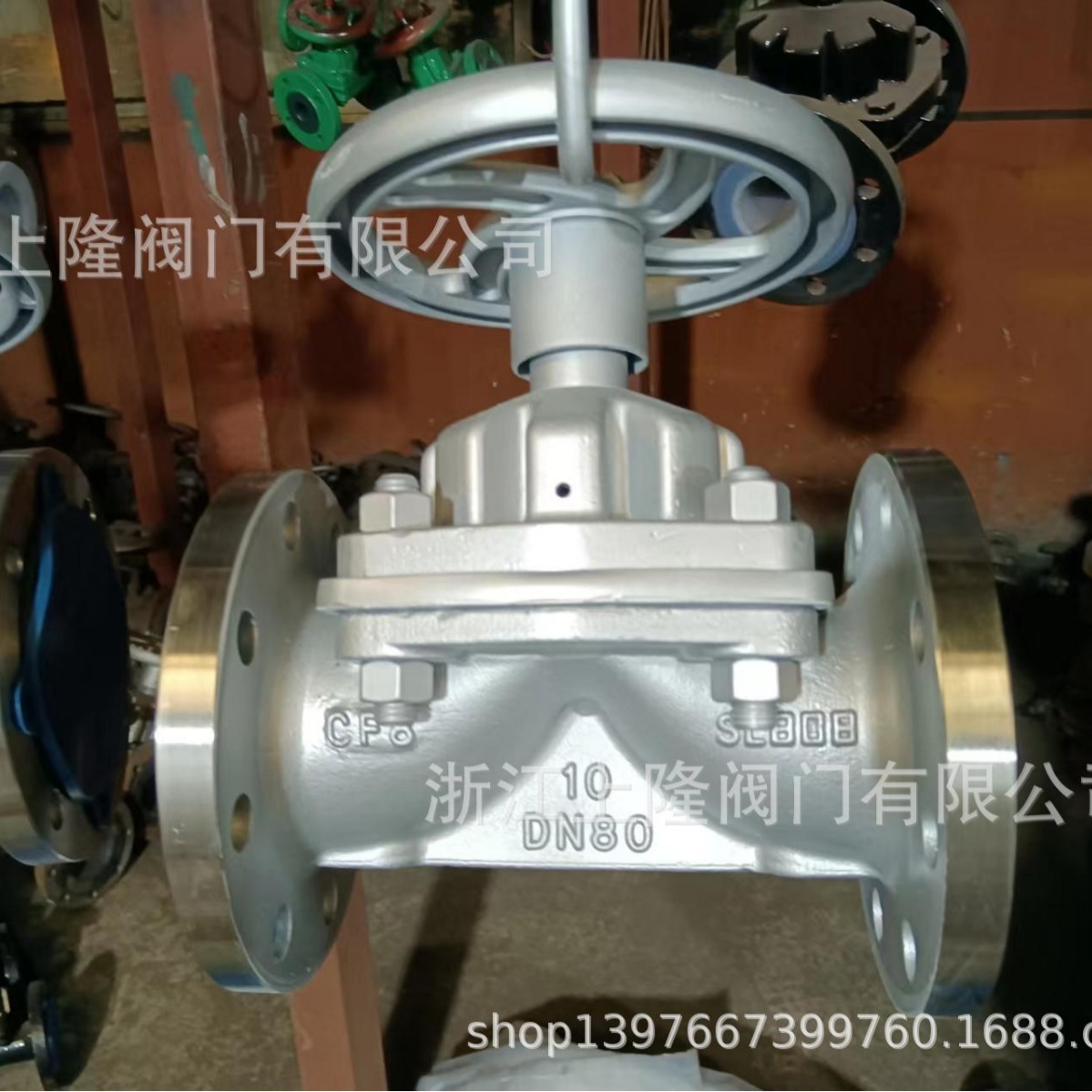 EG41W-10P 不锈钢隔膜阀  英标不锈钢隔膜阀