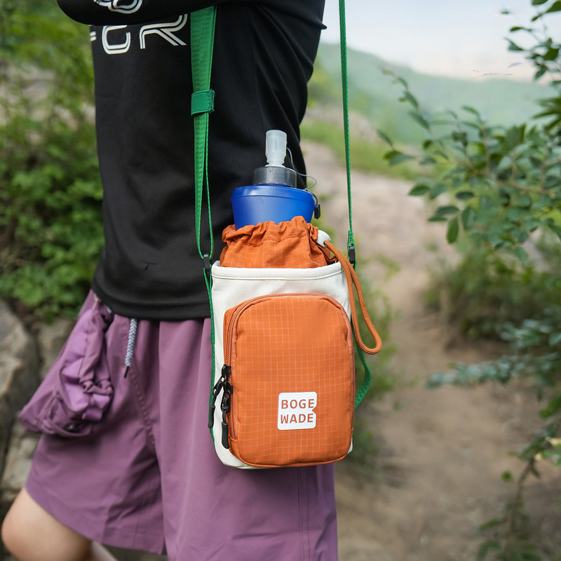 Outdoor crossbody bag, lightweight water bottle bag, umbrella and kettle bag, suitable for cycling, hiking, sports, parent-child travel, crossbody water bottle bag for couples Outdoor crossbody bag, lightweight water bottle bag, umbrella and kettle bag, suitable for cycling, hiking, sports, parent-child travel, crossbody water bottle bag for couples