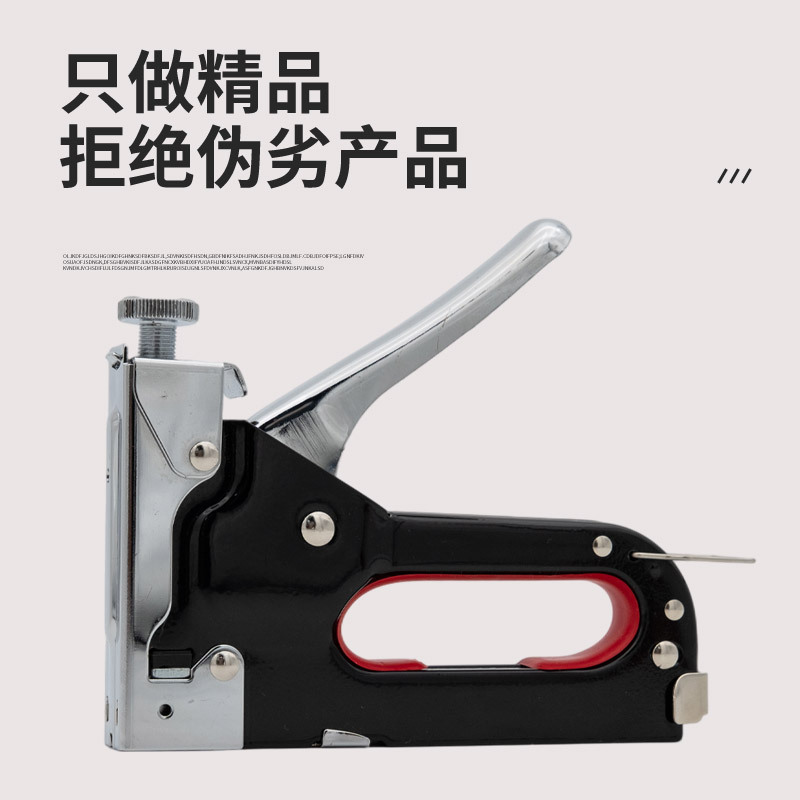 Código manual pistola de clavos de acero A3 multifuncional cuatro tipos de clavos universal multicolor opcional fábrica puerta recta TU fuente recta