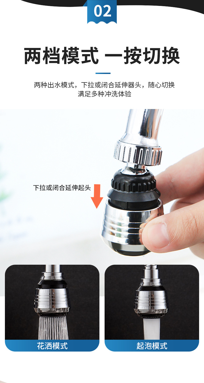 Cross-border in-stock pressurized soft foaming device, kitchen shower faucet, water-saving hose, shower head, anti-splash head undefined