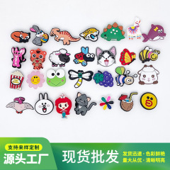 小動物系列卡通可愛洞洞鞋花diy鞋扣可拆卸裝飾扣軟膠PVC配飾批發