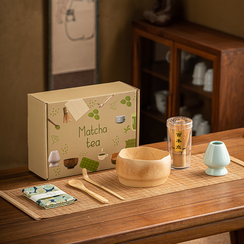 Song Dynasty tea ordering utensils suit matcha tools matcha blender tea brush matcha brush gift Song Dynasty tea ordering utensils suit matcha tools matcha blender tea brush matcha brush gift