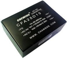 AC-DC Power Module 25 Watt Wide Voltage Input &plusmn;0.83a Current Dual Output CFA25d15
