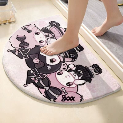 Avtomobil döşəmə paspasları – Floor Mat Non-Slip Mat - light-pink-melody-culomi-sisters-semicircle-4060