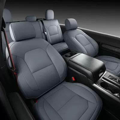 Seasons leather car cushion, Modelə uyğun (Original) oturacaq örtükləri - gray-f-150-2015-2023