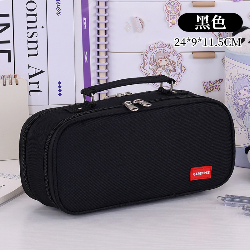 Retiro manual de gran capacidad de 9 Pisos - negro clásico (bolsa única)