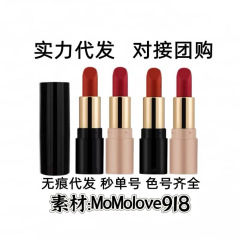 ビッグブランド口紅サンプル保湿 999 マット口紅レッドチューブリップ釉薬 001 レッドブラウン 21 スモールゴールドバーバッチ配送