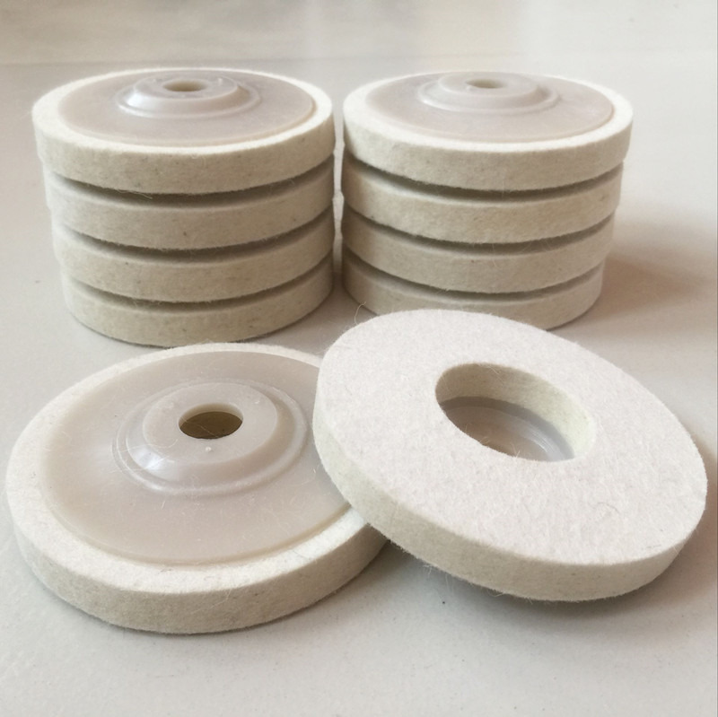 厂家批发羊毛轮毛毡轮抛光毛毡轮抛光盘羊毛抛光角磨轮毛毡抛光盘