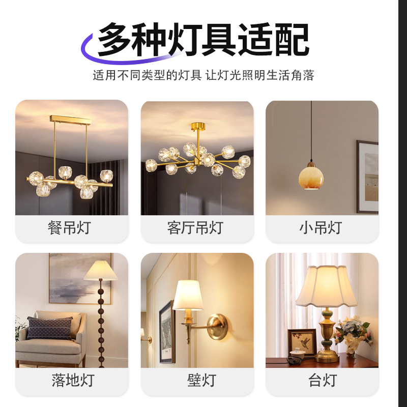 Fábrica directa de lámparas de luz alta LED, lámparas de luz blanca domésticas super brillantes, ahorro de energía al por mayor, lámparas de iluminación doméstica