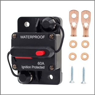 Car manual recovery 30-300ACB5 power switch fuse seat audio circuit breaker with terminal pad protector