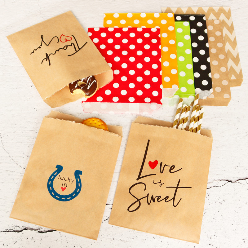 Color Block Pattern Casual Style Casual Color Block Kraft Paper Daily Party Gift Wrapping Supplies
