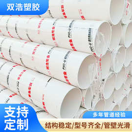 PVC排水管下水道管旱厕雨水污水处理管PVC打井管PVC通风排水管厂