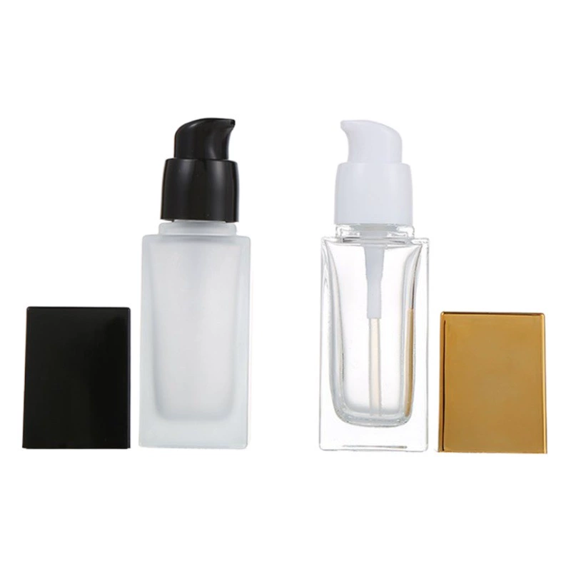 Материал косметической бутылки 30 мл Квадратная бутылка для лосьона 20 мл Бутылка для основы Спрей BB Крем Изолирующий крем Скраб для тела