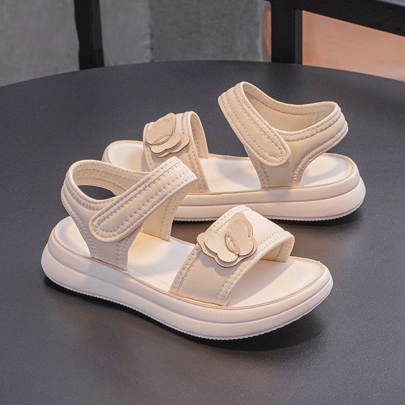 Sandalias infantiles 2026 primavera y verano nuevas niñas zapatos de playa suaves zapatos casuales de moda zapatos de princesa image 3