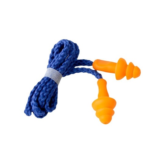 Noise-proof earplugs Christmas tree with wire sleep soundproof earplugs slow rebound silicone swimming waterproof spiral earplugs