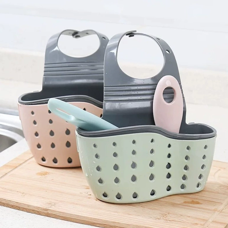Hanging organiser, hygienic drying rack, sponge storage bag, storage system