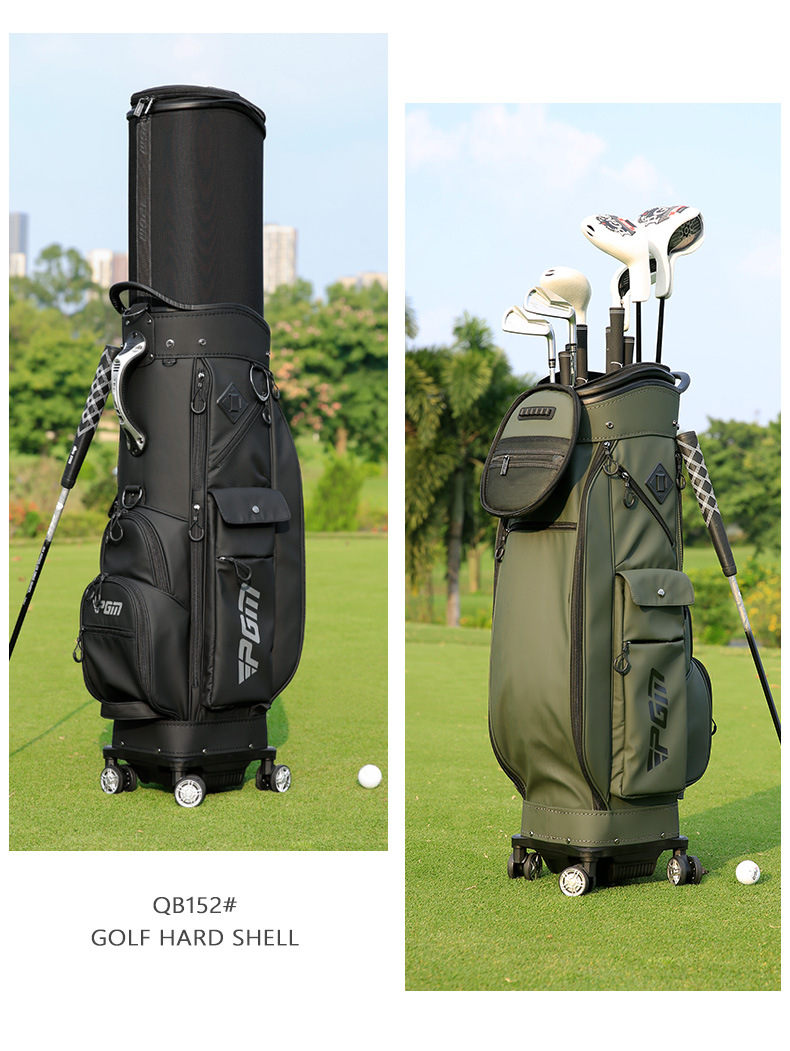 Túi đựng gậy golf cứng PGM QB152 có thể thu gọn, bốn bánh xe, chống thấm nước — QB152-màu đỏ, QB152-Màu xanh quân đội, QB152-Màu đen, QB152-màu xanh đậm chi tiết 11